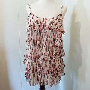 NWT CANDIE'S Layered Ruffle Tank, Size Small